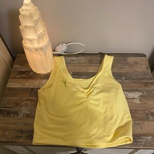 Purusha People Yellow Sleeveless Top